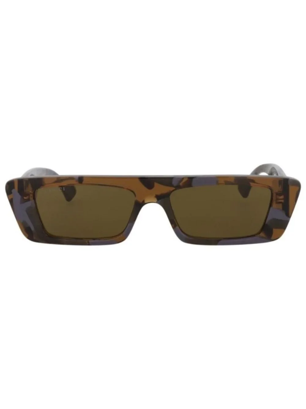 New Gucci Mens Square/Rectangle Havana Havana Brown Fashion Designer Sunglasses